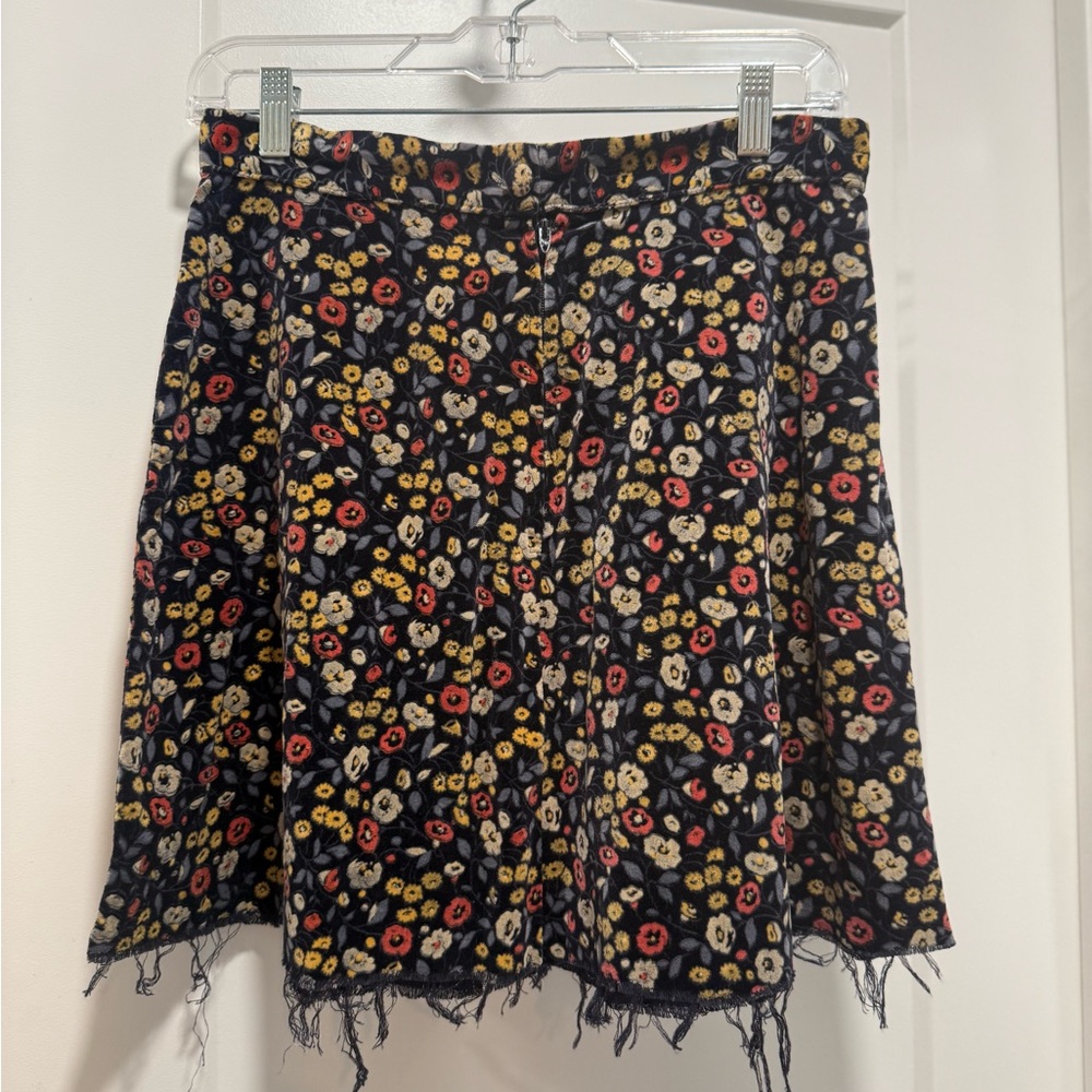 Floral Patterned Women's Skirt
